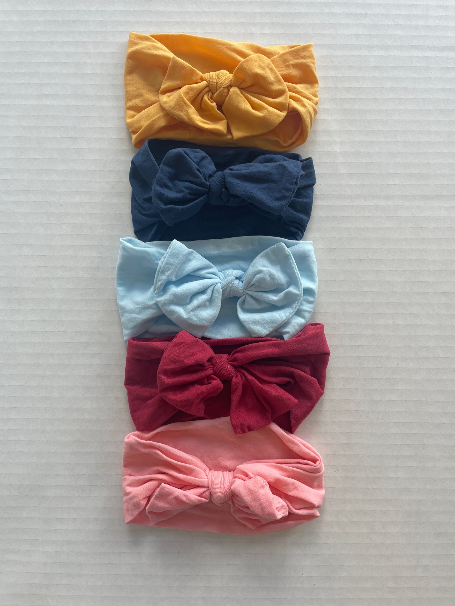 Nylon Headbands 0-3 Month (5-pack)