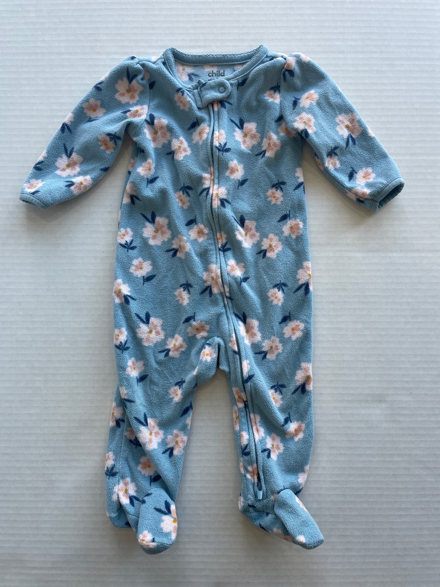 Child of Mine Girl Fleece Sleeper 6-9 Month