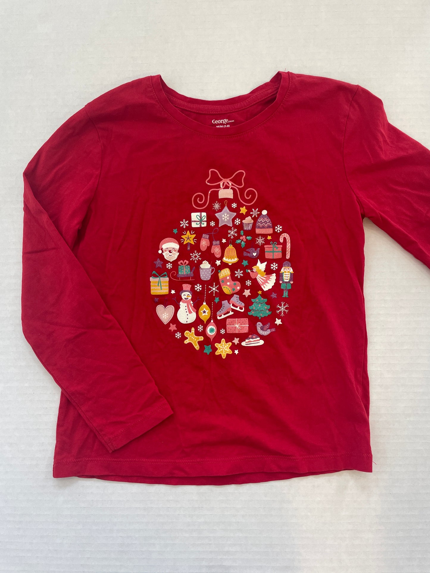 George Girl Ling-sleeve Shirt 7-8 Yrs