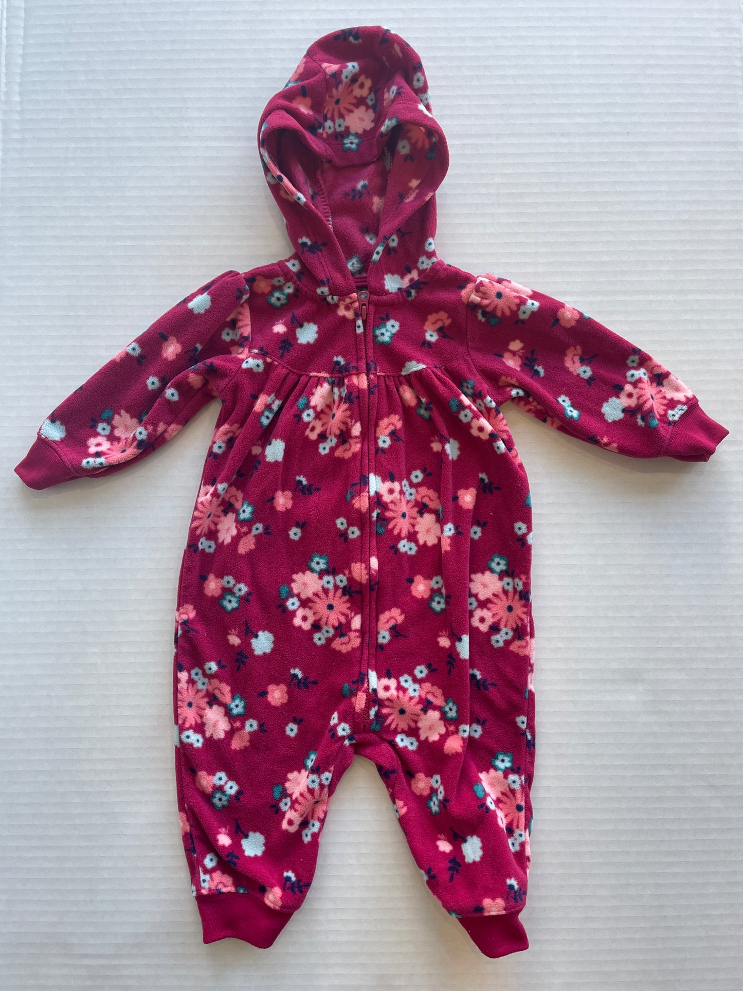 Child of Mine Girl Fleece Romper 3-6 Month