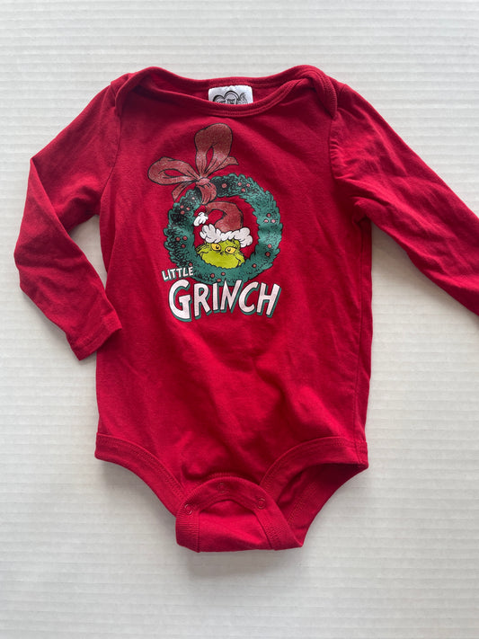 Grinch Long-sleeve Onesie 12-18 Month