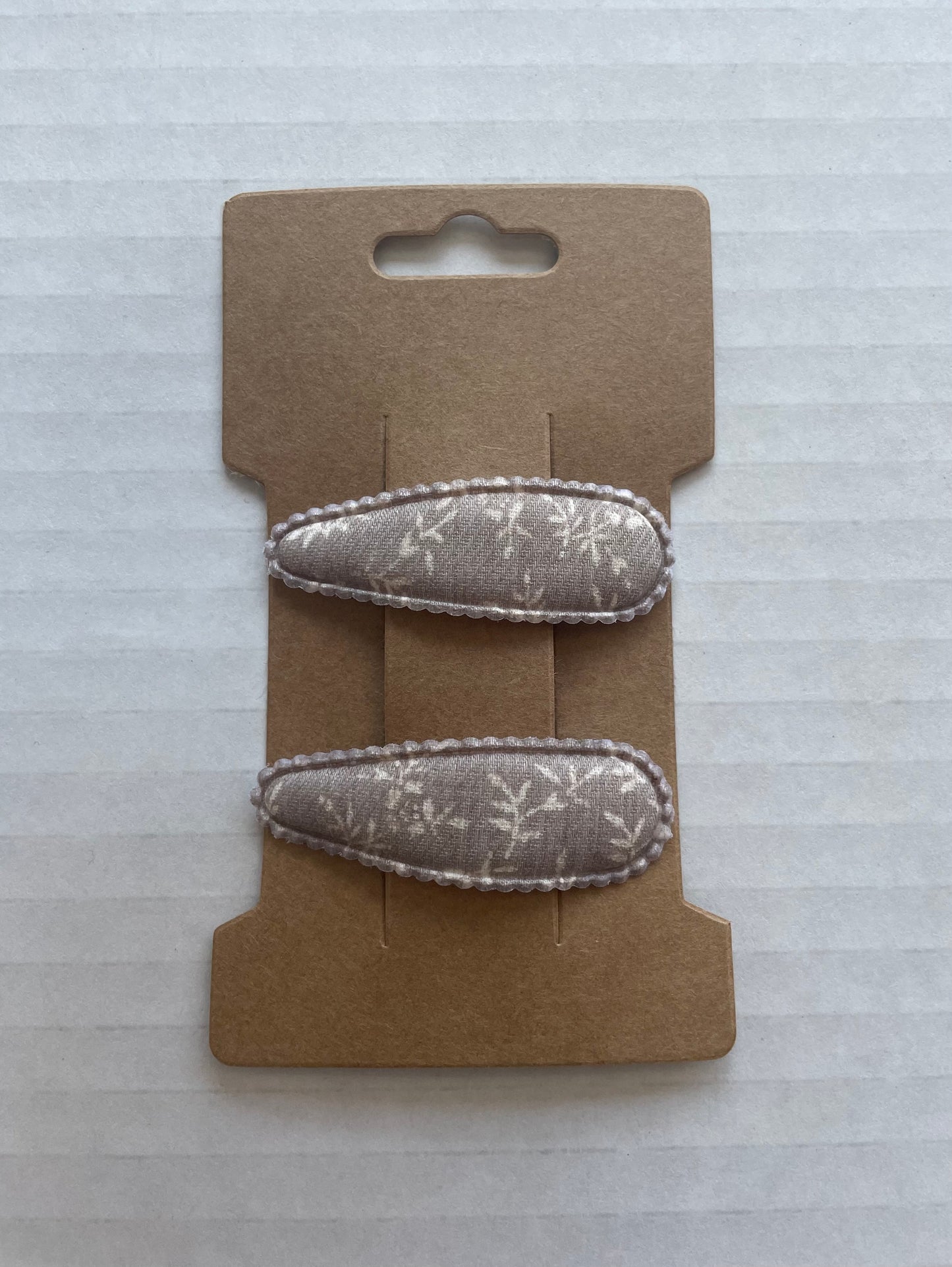 Embroidered Hair Clips(2-pack)