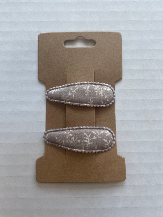 Embroidered Hair Clips(2-pack)