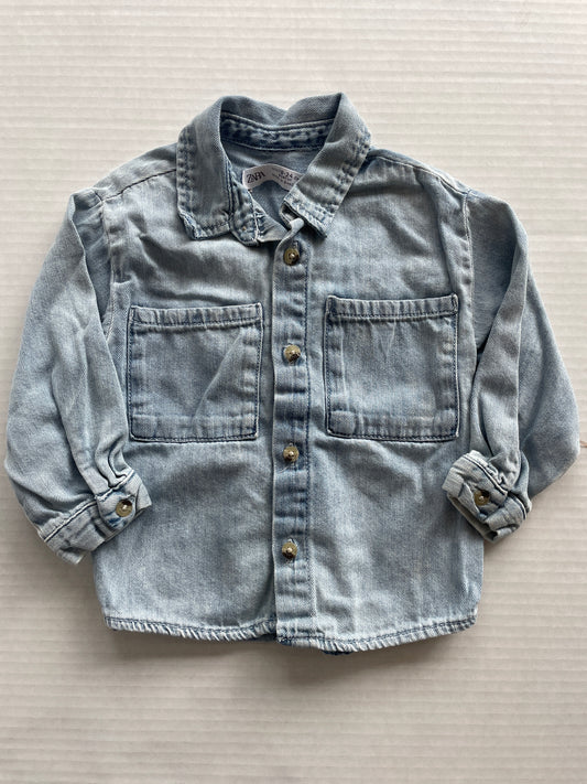 Zara Boy Button Up 18-24 Month