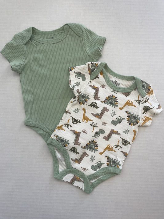 Boy Onesie 0-3 Month (Set of 2)