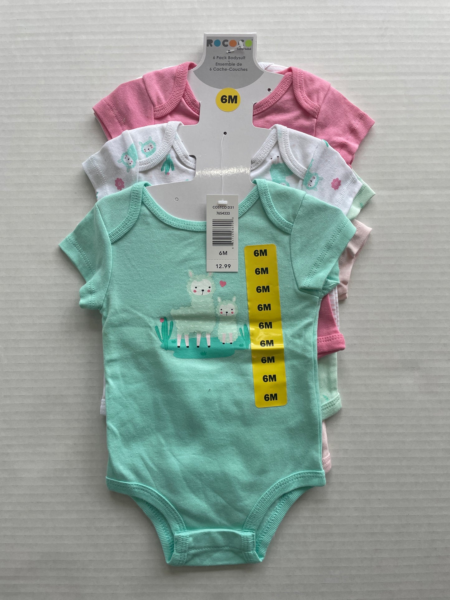 Rococo Girl Onesie 6 Month(6-pack)