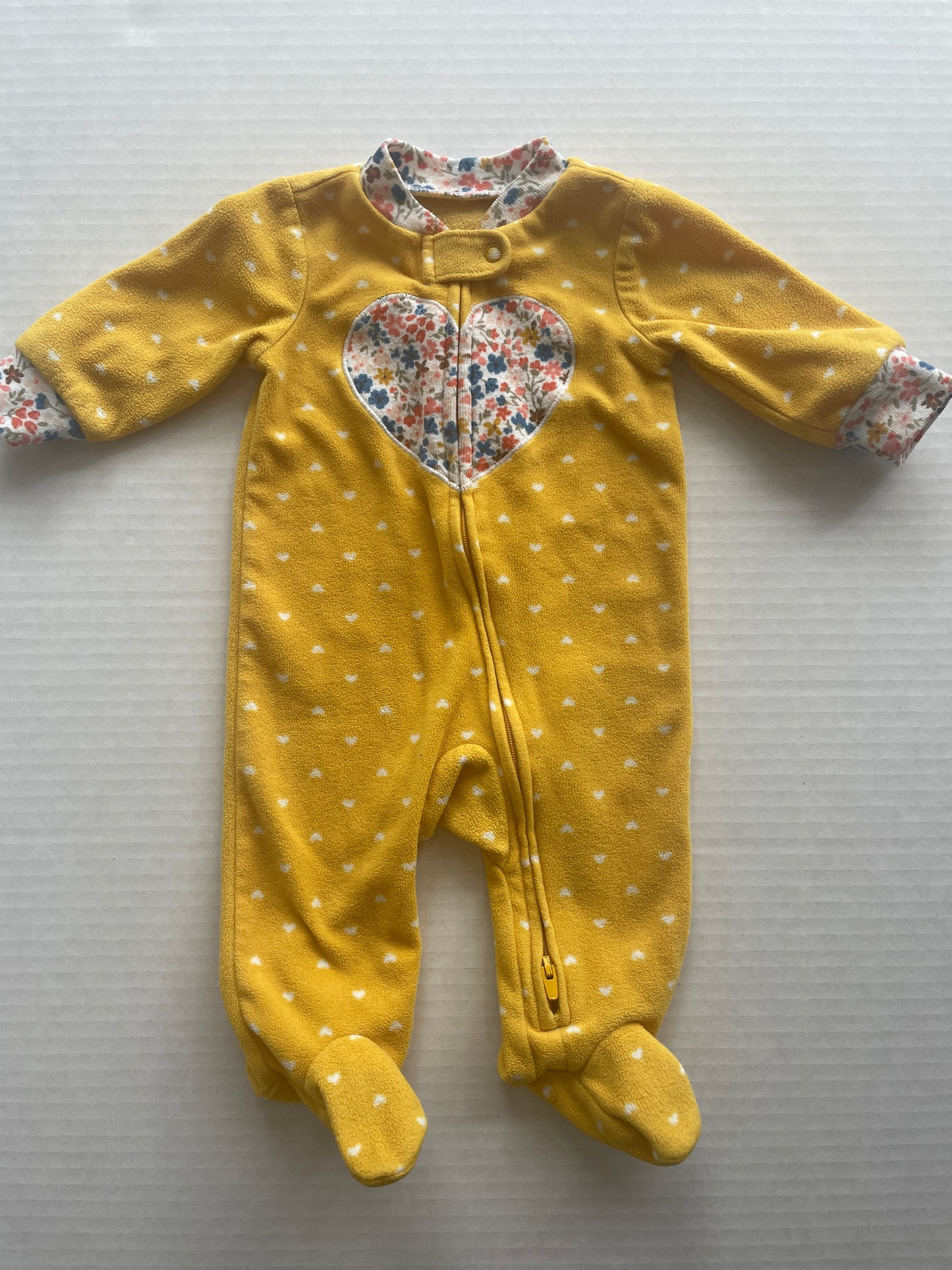 Fleece Girl Carter’s Sleeper 3 Month