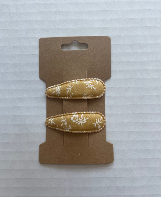 Embroidered Hair Clips(2-pack)