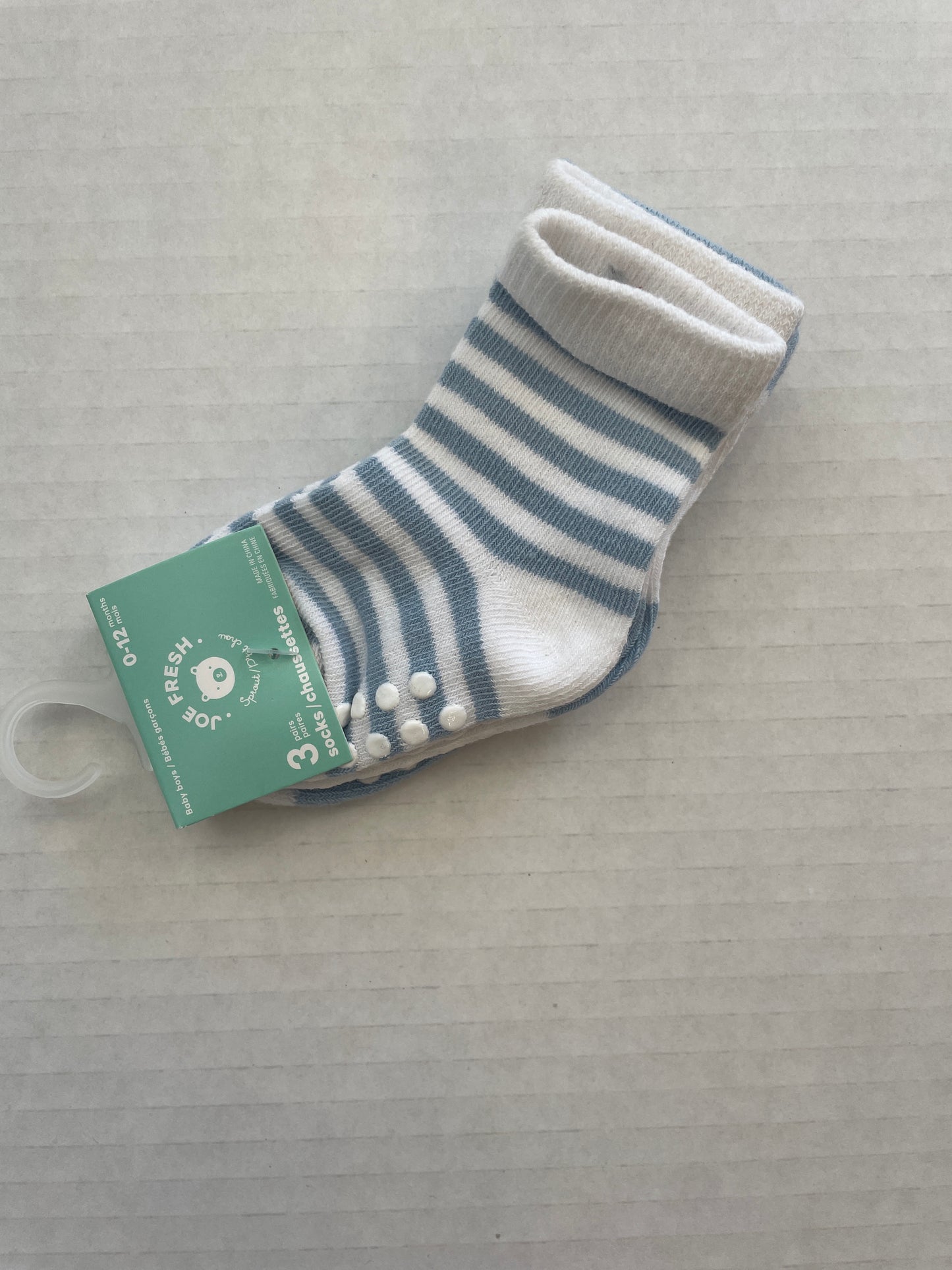 Joe Fresh Boy Sock 0-12 Month (3-Pack)