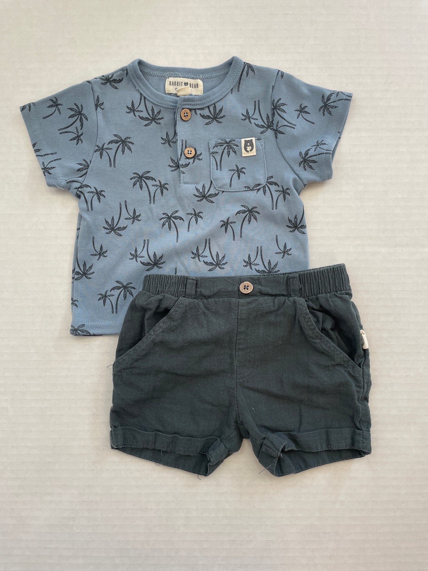 Rabbit Bear Boy Set 12 Month