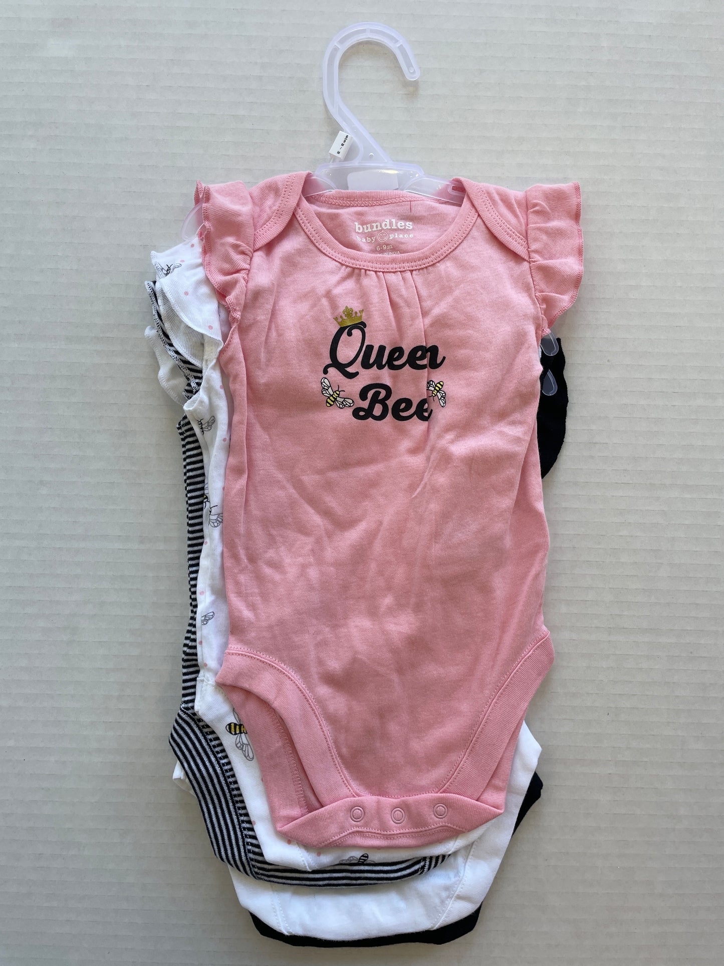 Baby Bundles Girl Onesie 6-9 Month (5-pack)