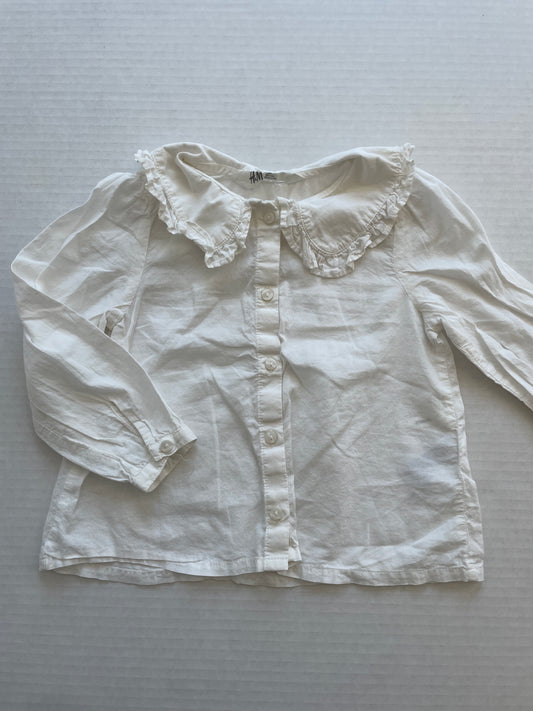 H&M Girl Button Up 3-4T