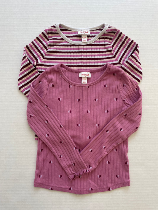 Cat & Jack Girl Long-sleeve 4-5T(Set of 2)
