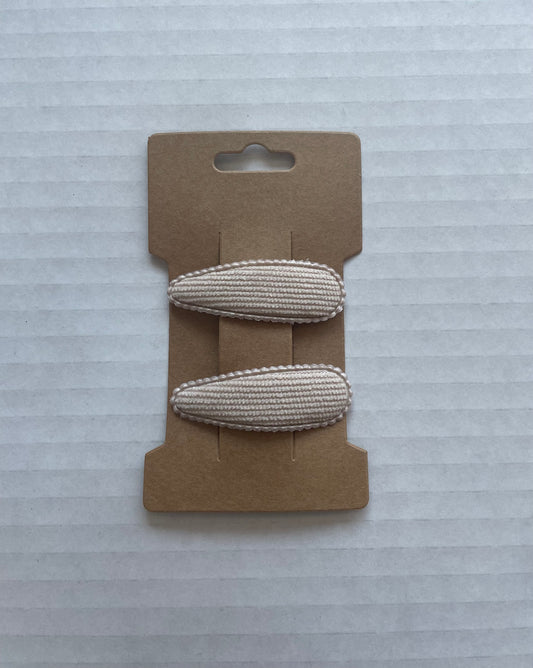 Embroidered Hair Clips(2-pack)