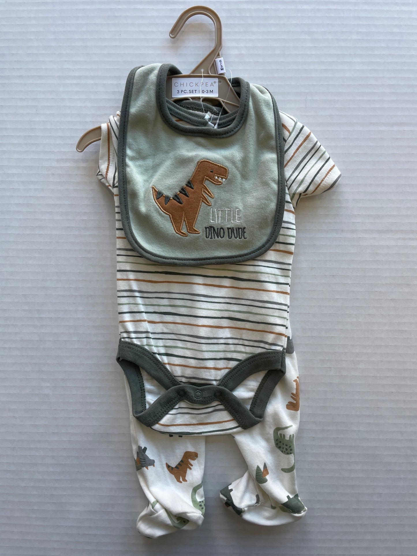 Chick Pea Boy 3-Piece Set 0-3 Month