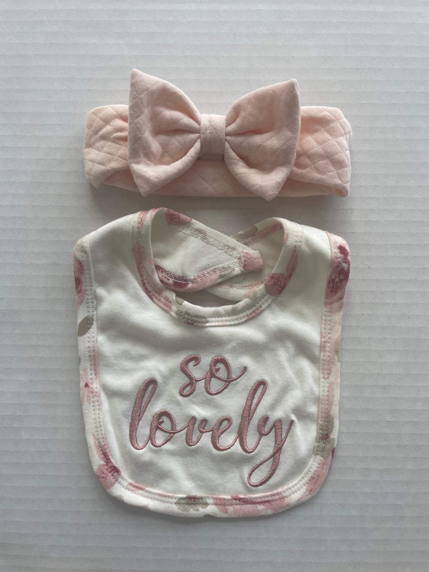 Headband & Bib Set 3-6 Month