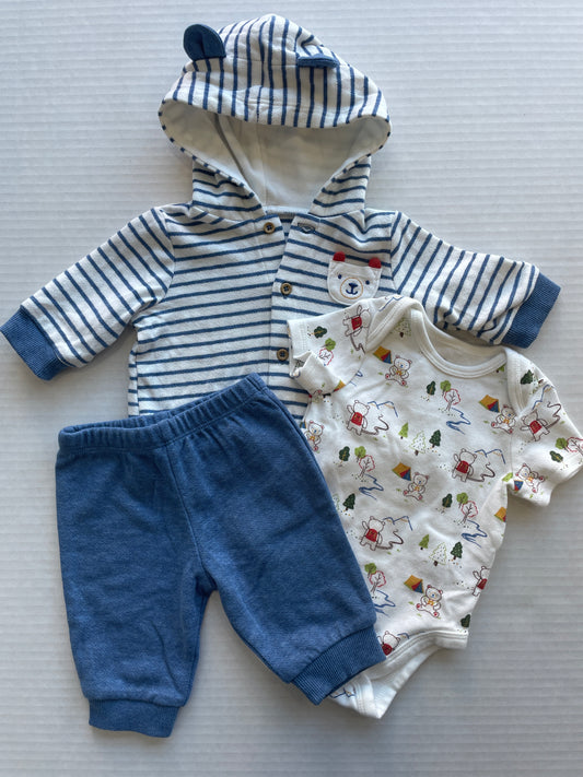 Little Me Boy 3-Piece Set 3 Month