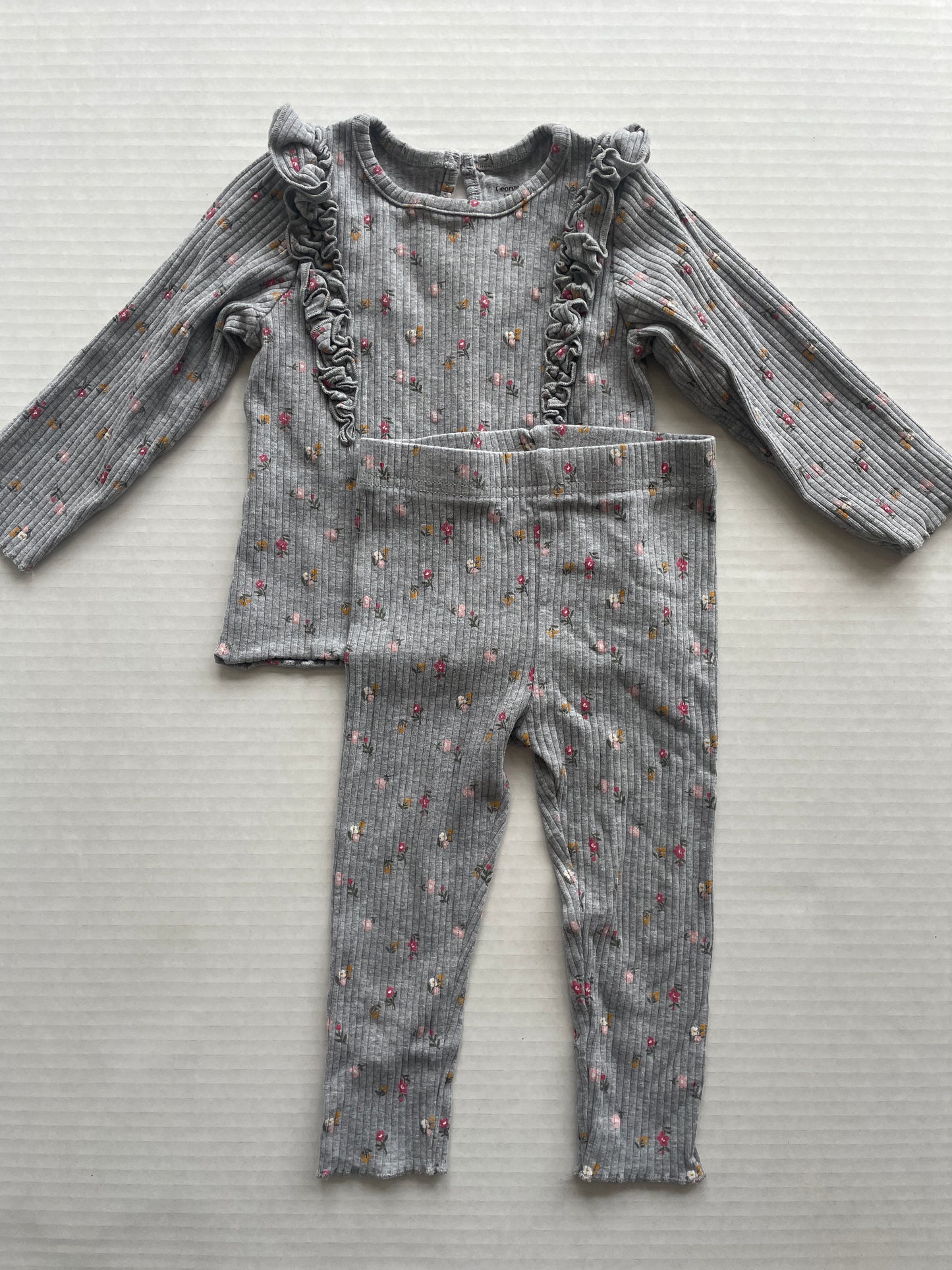 George Girl Ribbed Set 18-24 Month