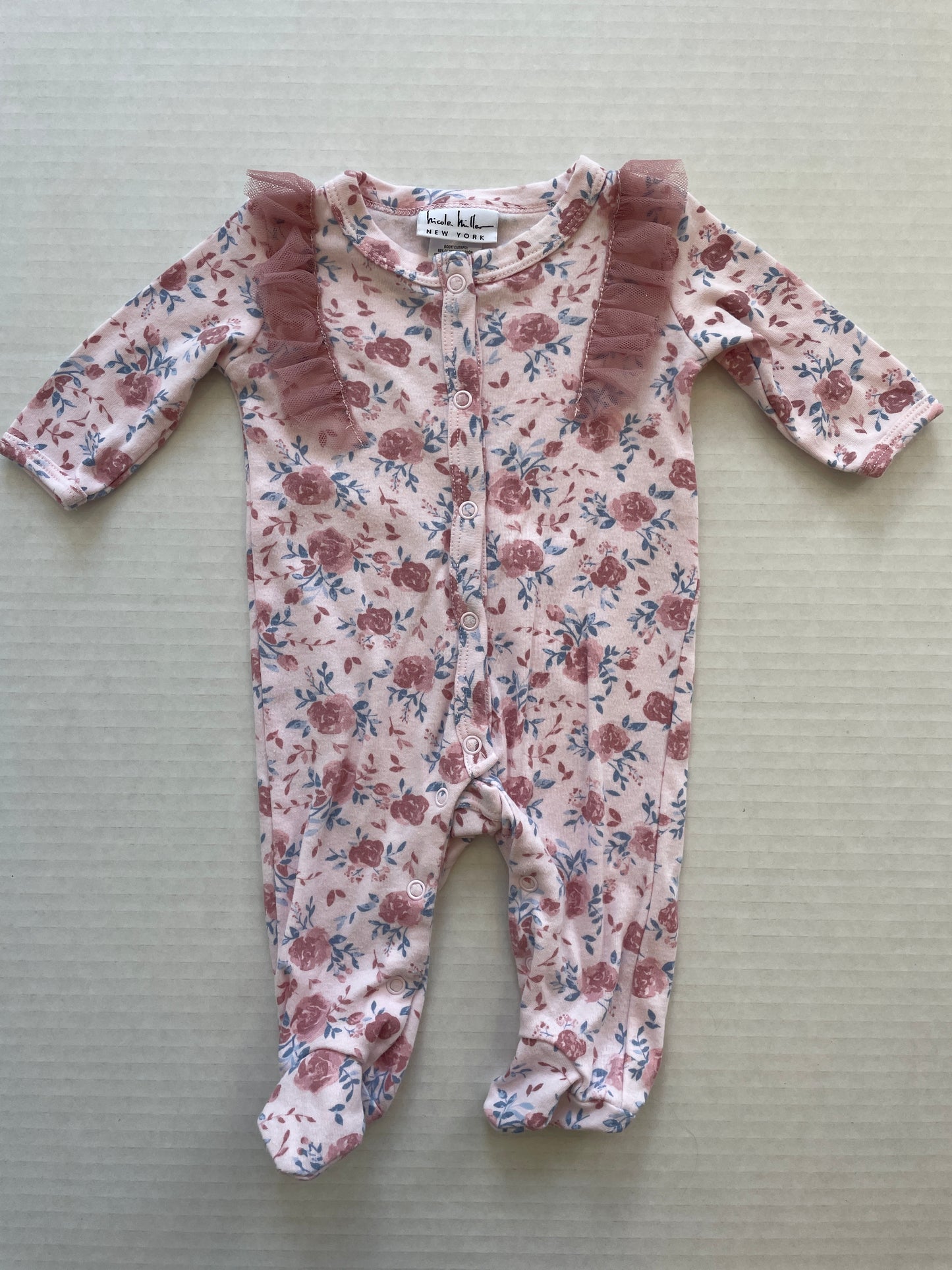 Nicole Miller Girl Sleeper 0-3 Month